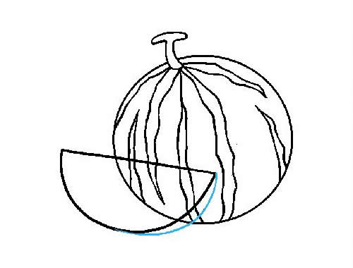 一步步教你画出漂亮的西瓜 一步步教你画出漂亮的西瓜