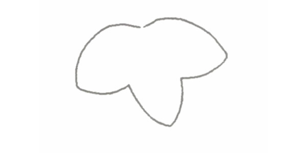 涂色的葡萄简笔画