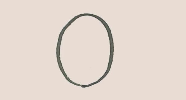 切开的猕猴桃简笔画