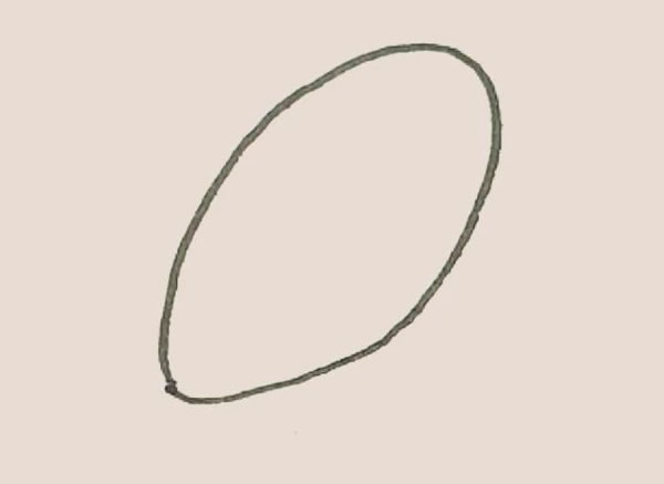 切开的柠檬简笔画