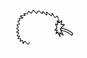 非常简单的榴莲简笔画