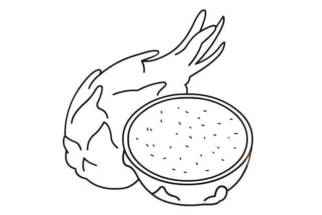 火龙果怎么画比较简单