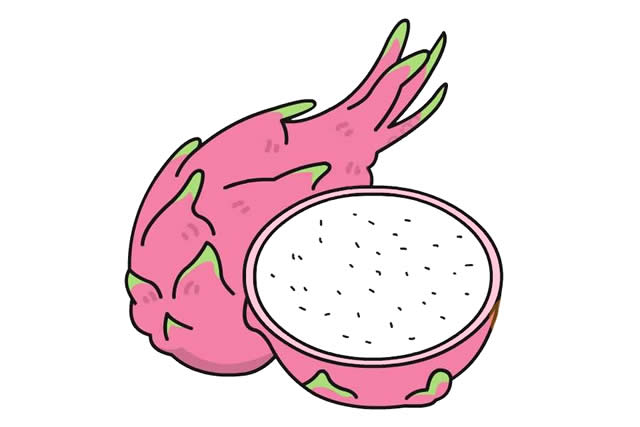 火龙果怎么画比较简单