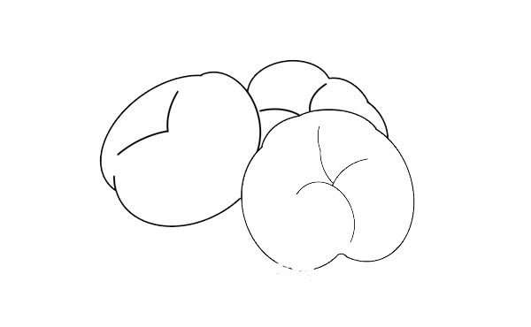 蟠桃怎么画 蟠桃简笔画步骤