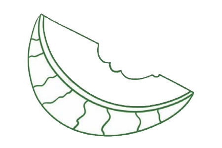 简单的西瓜简笔画