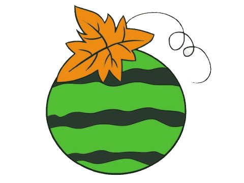 简单的西瓜简笔画