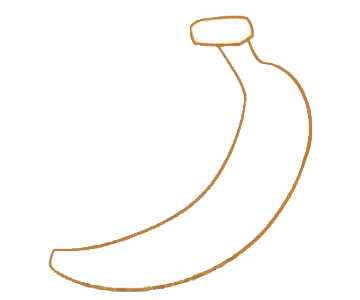 关于香蕉的简笔画分享