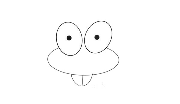 卡通搞笑的橙子简笔画