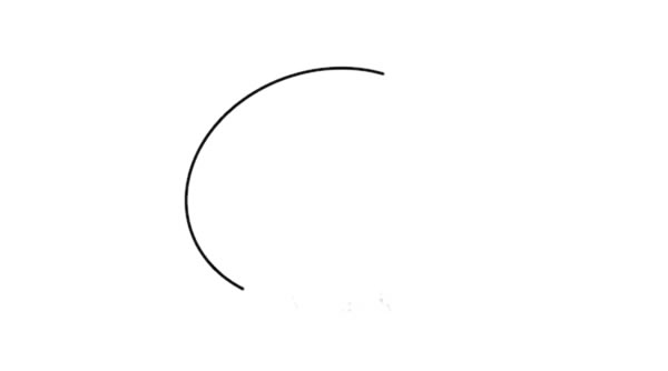 咬了一口的水蜜桃简笔画