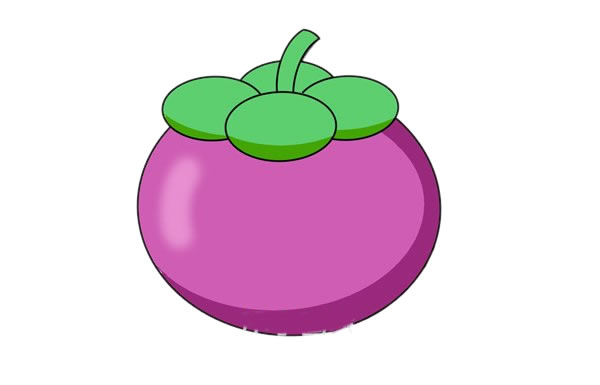 非常简单的山竹简笔画