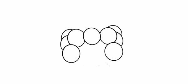 水果覆盆子简笔画步骤