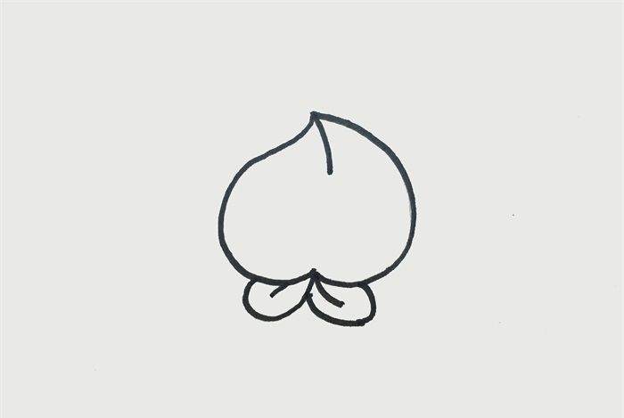 桃子怎么画简单又好看