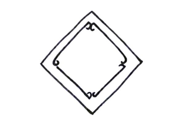 新年迎春接福简笔画教程