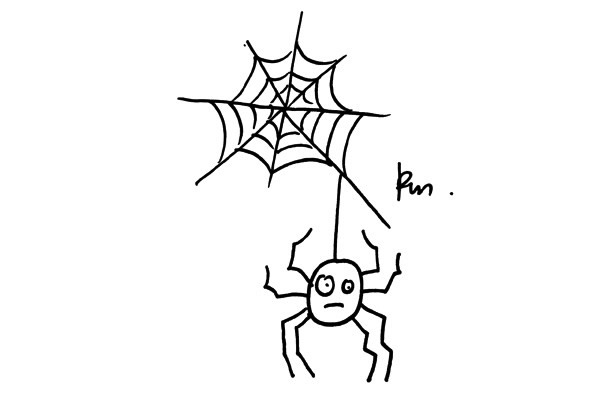 一组和万圣节有关的简笔画