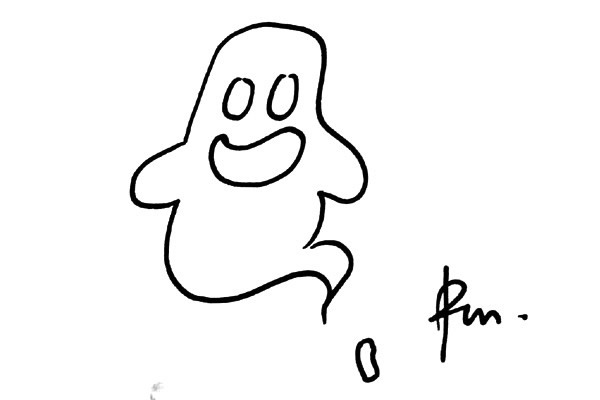 一组和万圣节有关的简笔画