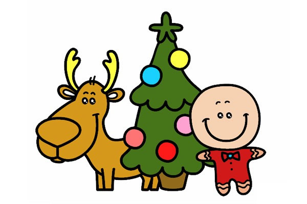 圣诞节主题简笔画