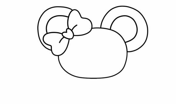 迎新年提着灯笼的老鼠简笔画