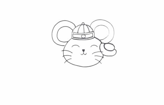 鼠年简笔画步骤 鼠年简笔画步骤