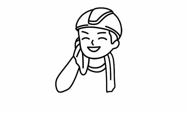 劳动最光荣简笔画