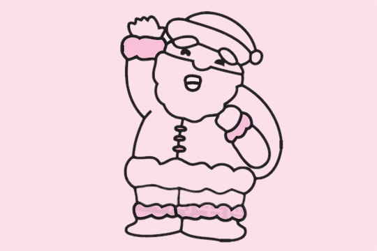 分享几款圣诞老人的简笔画