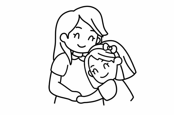 母亲节妈妈我爱你简笔画