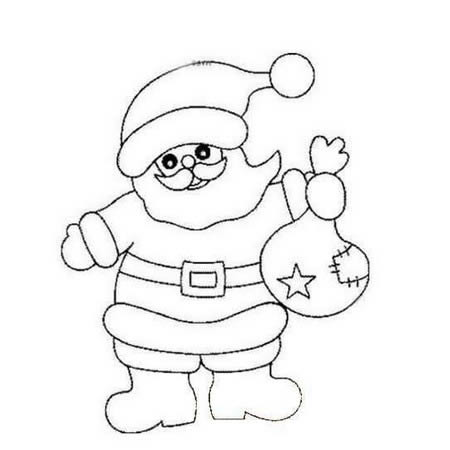 分享几幅关于圣诞老人的简笔画