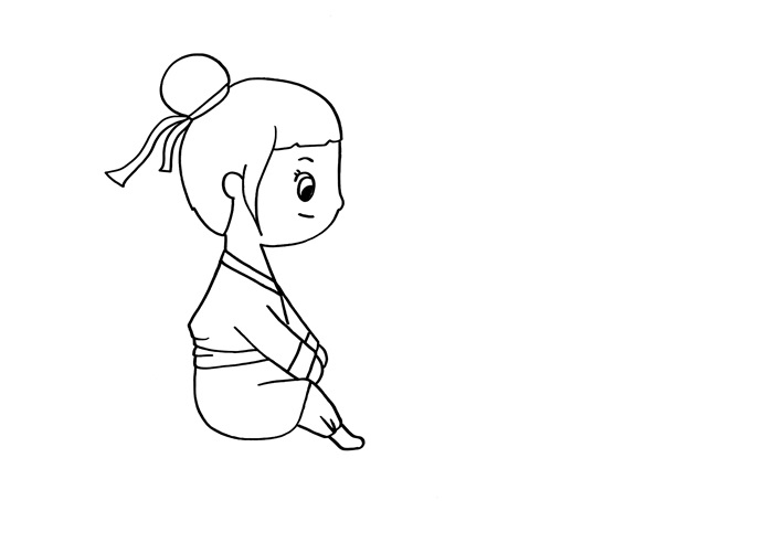 七夕节牛郎织女相爱简笔画 七夕节牛郎织女相爱简笔画