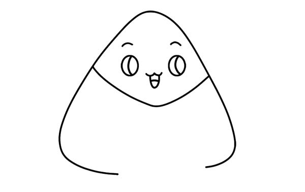 端午节卡通粽子简笔画 端午节卡通粽子简笔画