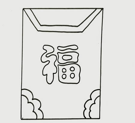 春节新年红包怎么画 春节新年红包怎么画