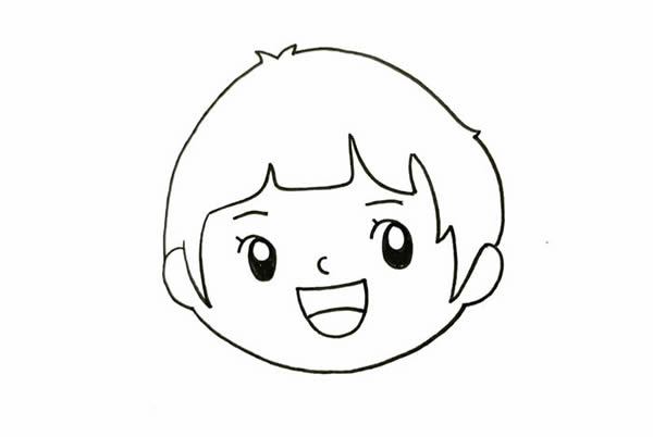 春节小朋友放鞭炮简笔画 春节小朋友放鞭炮简笔画