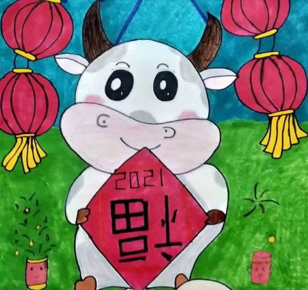 牛年简笔画 关于牛年的简笔画步骤