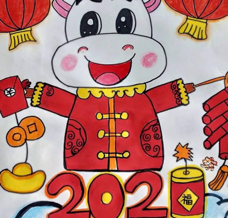 牛年简笔画 关于牛年的简笔画步骤