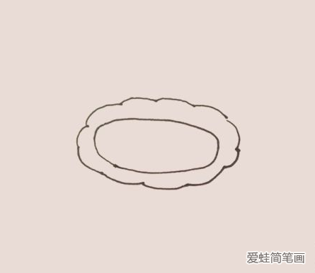 中秋节月饼简笔画怎么画