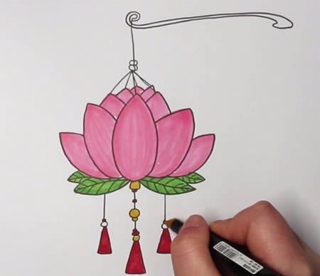 元宵节花灯简笔画怎么画 元宵节花灯简笔画怎么画