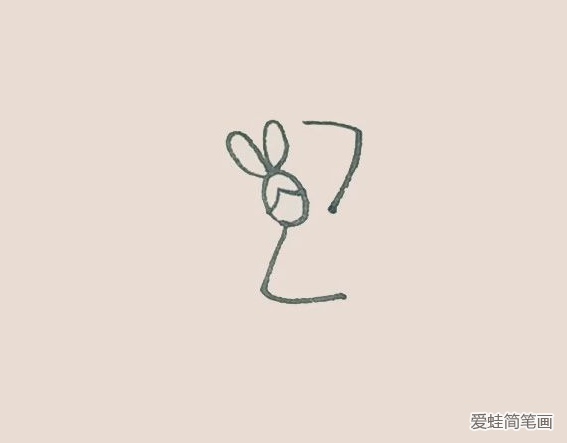 中秋节简单的嫦娥奔月简笔画