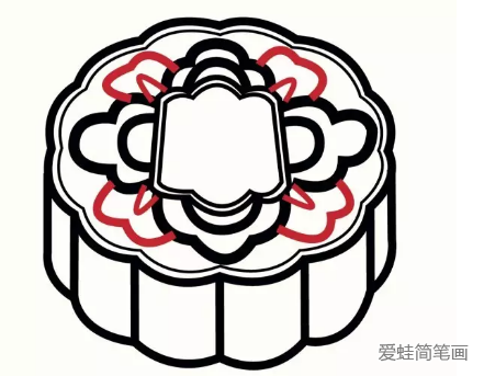 中秋节月饼简笔画步骤