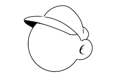 马里奥简笔画步骤教程