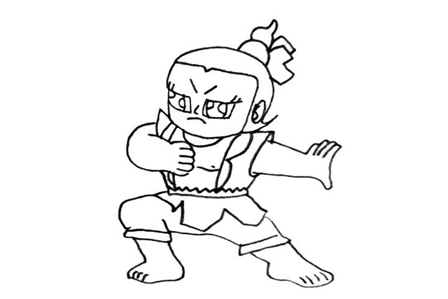 葫芦娃人物简笔画大全