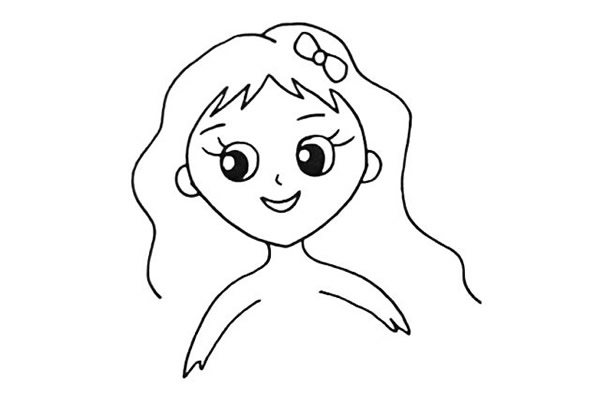 海底世界美人鱼简笔画教程