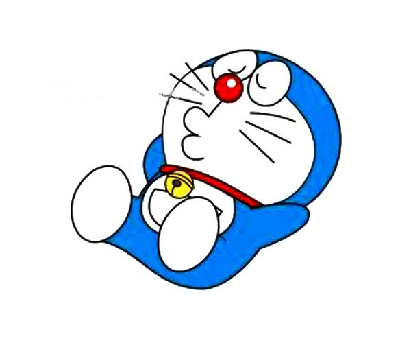 哆啦A梦蓝胖子简笔画步骤教程(哆啦a梦和蓝胖子什么关系)