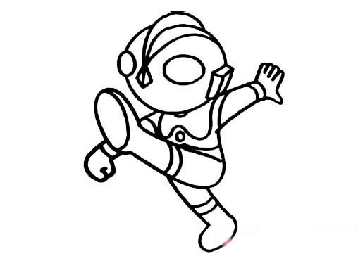 3款q版奥特曼简笔画