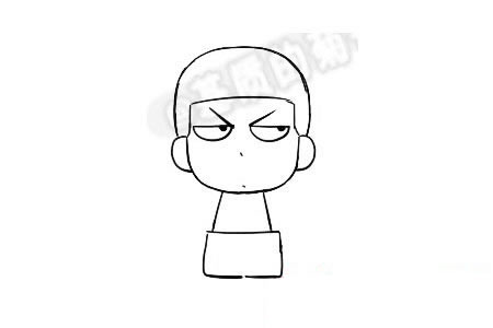 樱木花道简笔画步骤教程