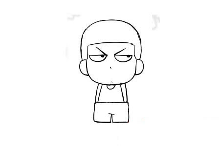 樱木花道简笔画步骤教程