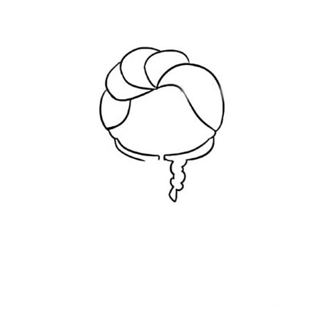 漂亮可爱的艾莎公主简笔画教程