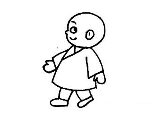 简单的一休怎么画