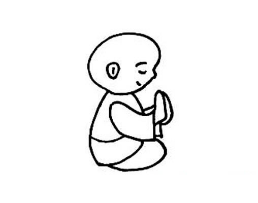 一休的简单画法