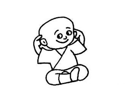 简单易学的一休简笔画