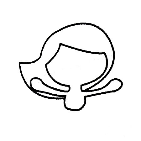 可爱的小美人鱼简笔画教程