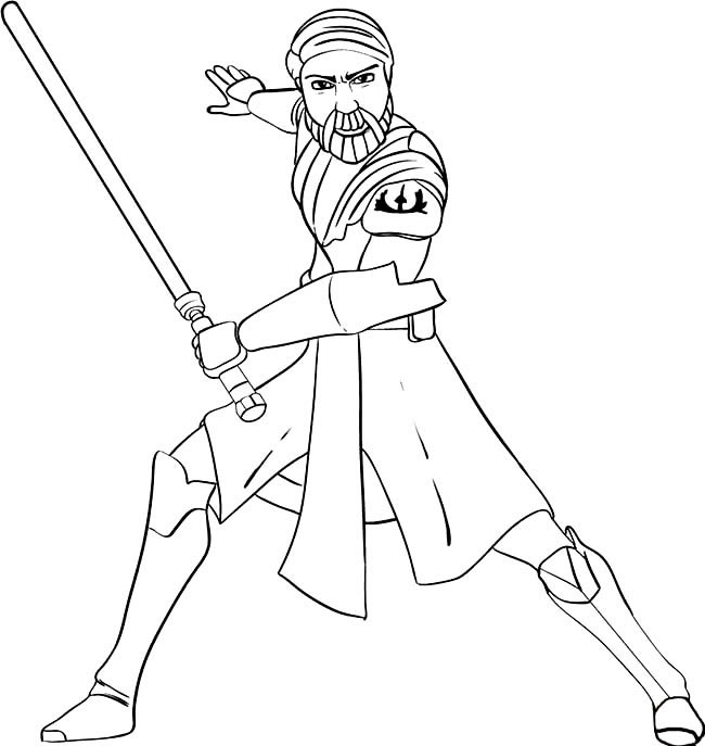 关于绝地武士的简笔画