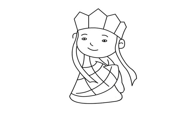 唐僧西游记动漫人物简笔画